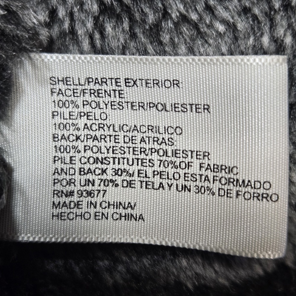 ST. JOHN'S BAY‎ WOMENS BROWN THICK FAUX SUEDE PARKA FAUX FUR LINED JACKET COAT L - Picture 7 of 12